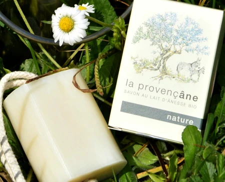 Savon au lait d'ânesse bio de l'élevage Rock'âne